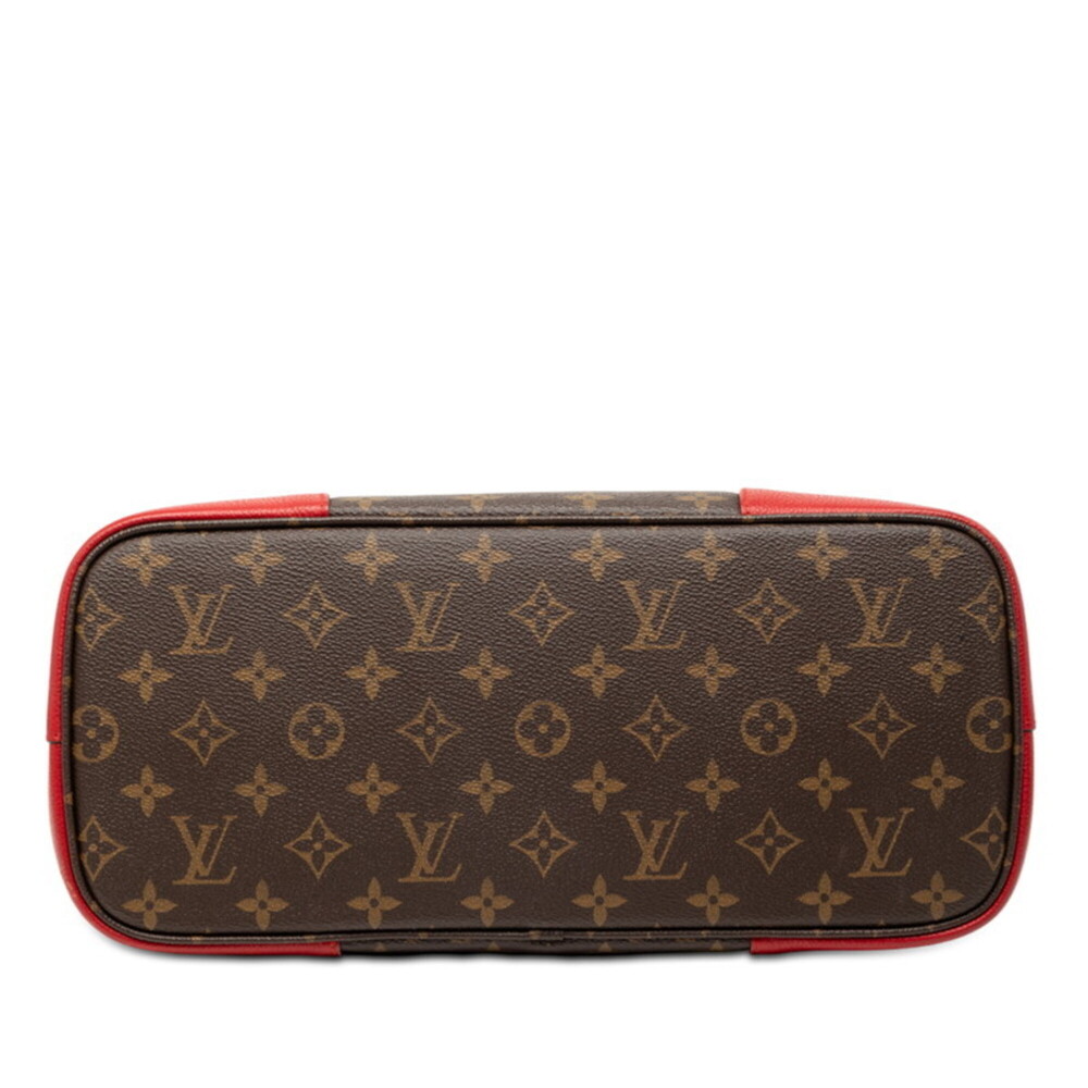 LOUIS VUITTON Brown Monogram Leather Tote Bag - Picture 3 of 6